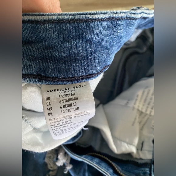 AE curvy highest rise jeggings - Picture 2 of 4